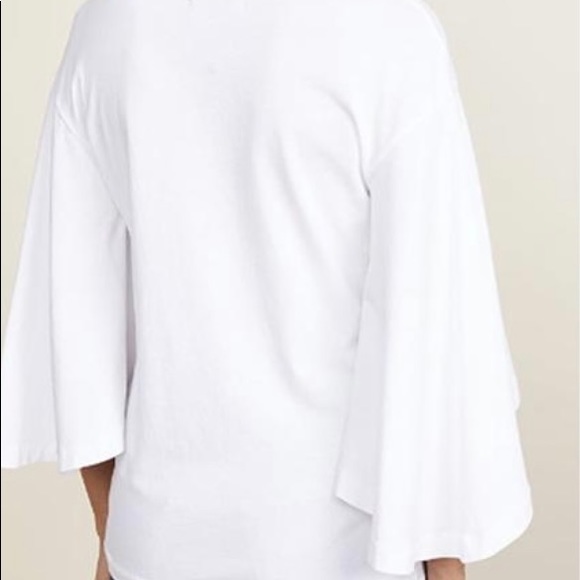 Citizen of Humanity White Ruffle T-shirt - Picture 5 of 6
